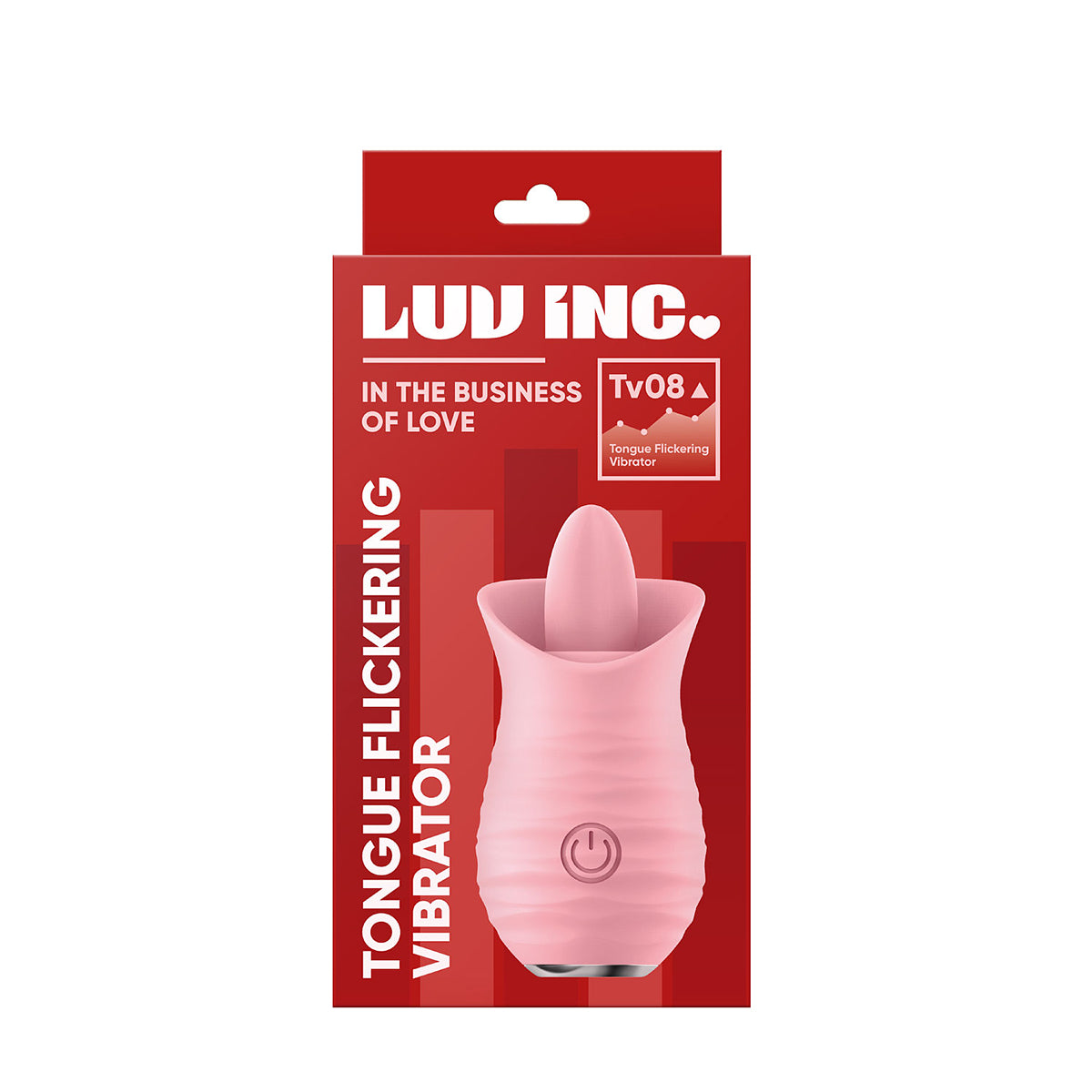 Luv Inc Tongue Flickering Vibrator - Pink-Belle Lacet Lingerie Luv Inc Tongue Flickering Vibrator - Pink-Belle Lacet Lingerie
