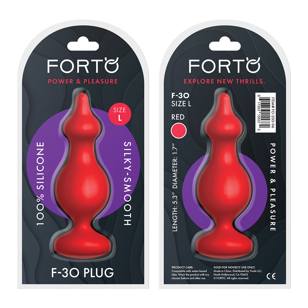 FORTO F-30 Pointer Red - Assorted Sizes-Belle Lacet Lingerie
