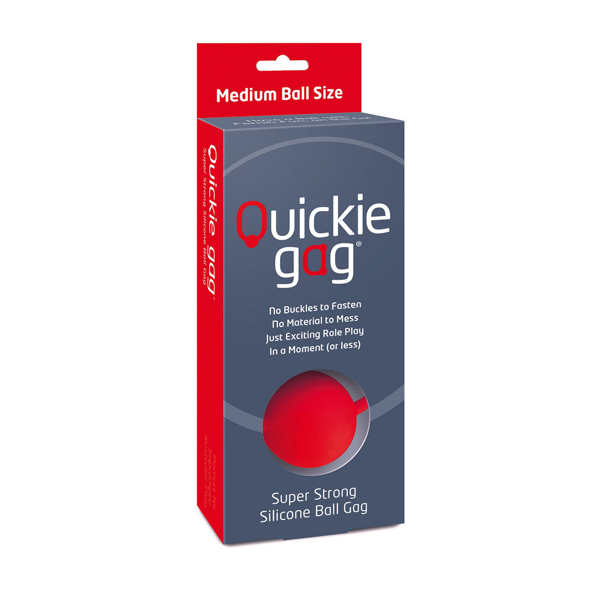 Quickie Ball Gag - Medium - Assorted Colors-Belle Lacet Lingerie