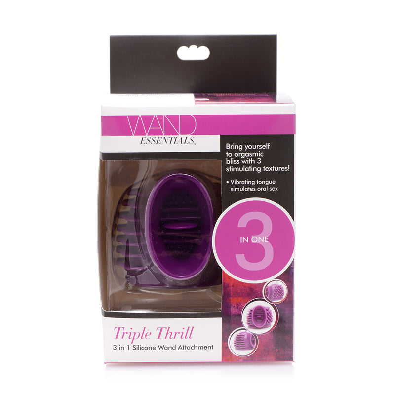 Wand Essentials Thunder-Gasm 3-in-1 Silicone Wand Attachment-Belle Lacet Lingerie