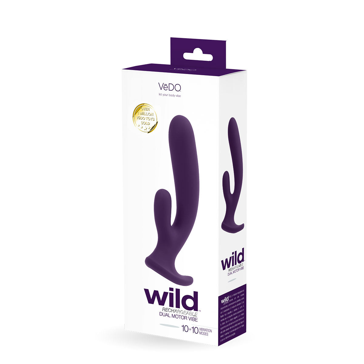 VeDO WILD Duo Vibe  - Assorted Colors-Belle Lacet Lingerie
