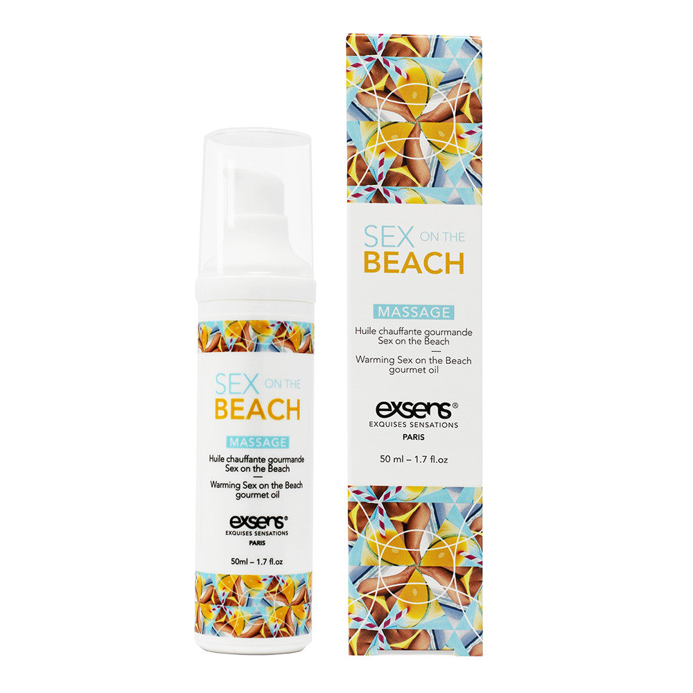 Exsens Warming Massage Oil 50 ml. - Assorted Flavors-Belle Lacet Lingerie