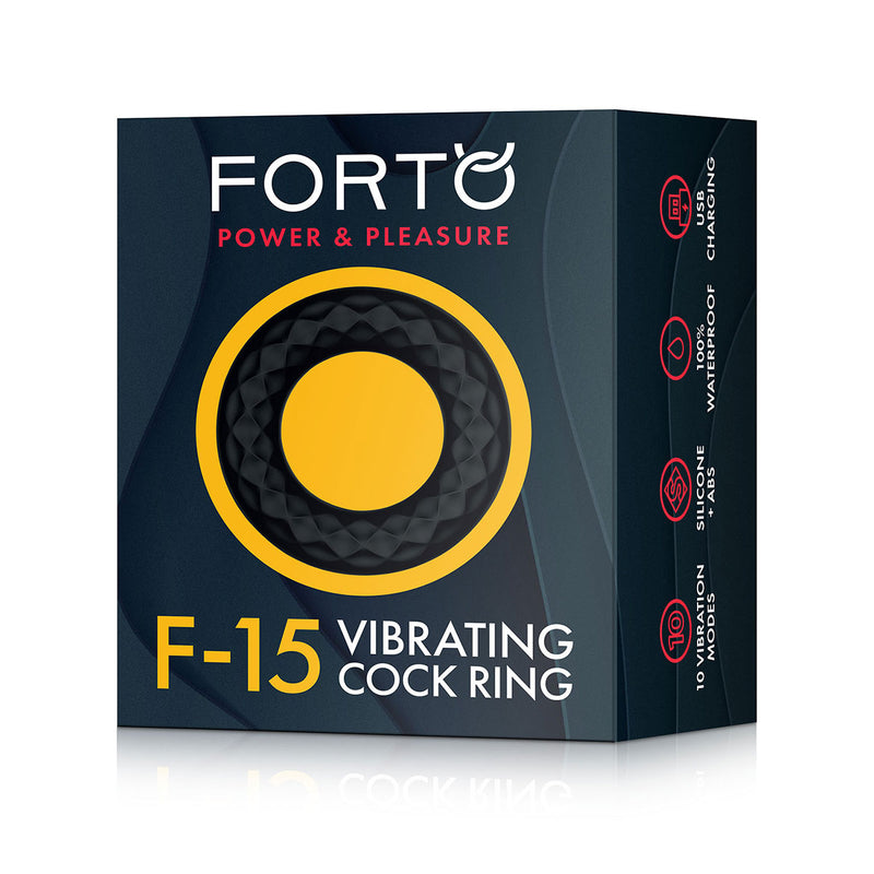 FORTO F-15 Vibrating C-Ring - Assorted Colors-Belle Lacet Lingerie