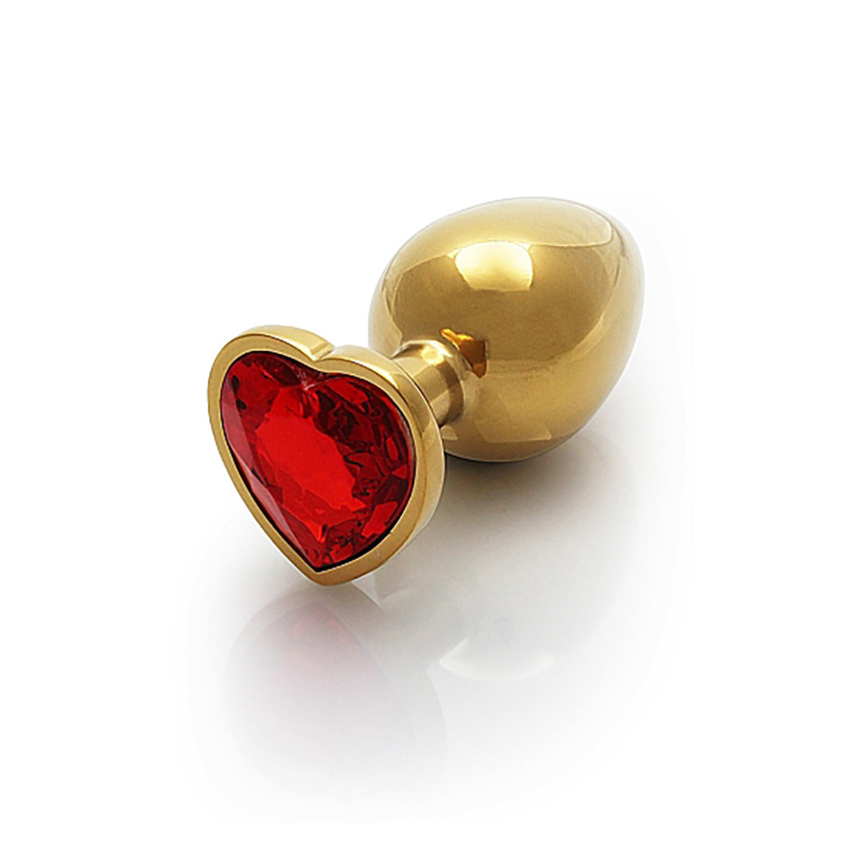 Shots Ouch! Heart Gem Butt Plug Medium - Gold/Ruby Red-Belle Lacet Lingerie Shots Ouch! Heart Gem Butt Plug Medium - Gold/Ruby Red-Belle Lacet Lingerie