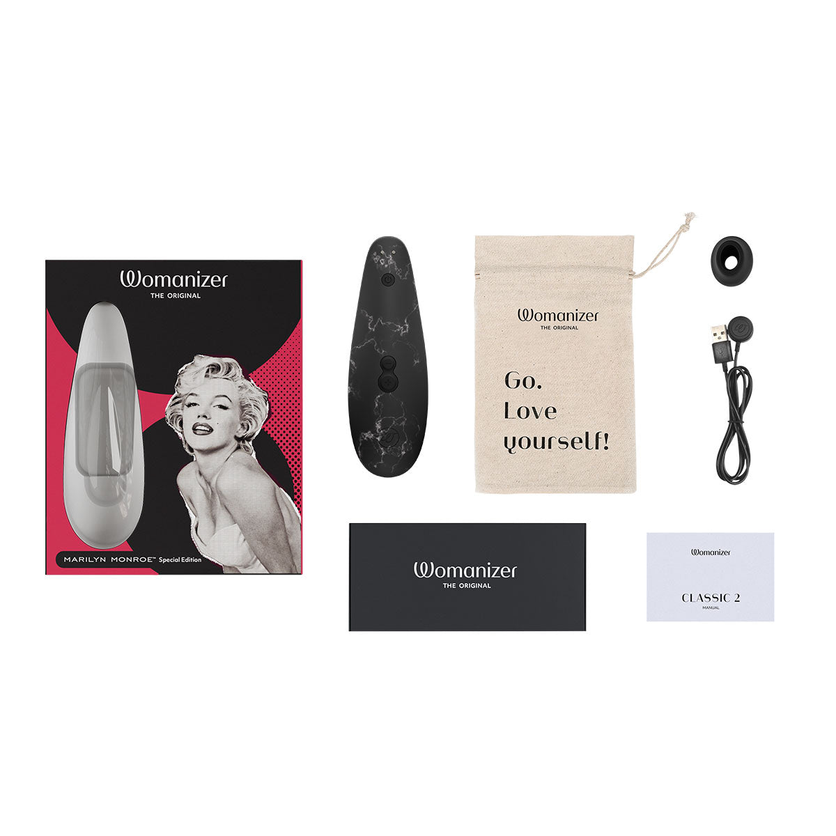 Womanizer Classic 2 Marilyn Monroe Special Edition - Assorted Colors-Belle Lacet Lingerie