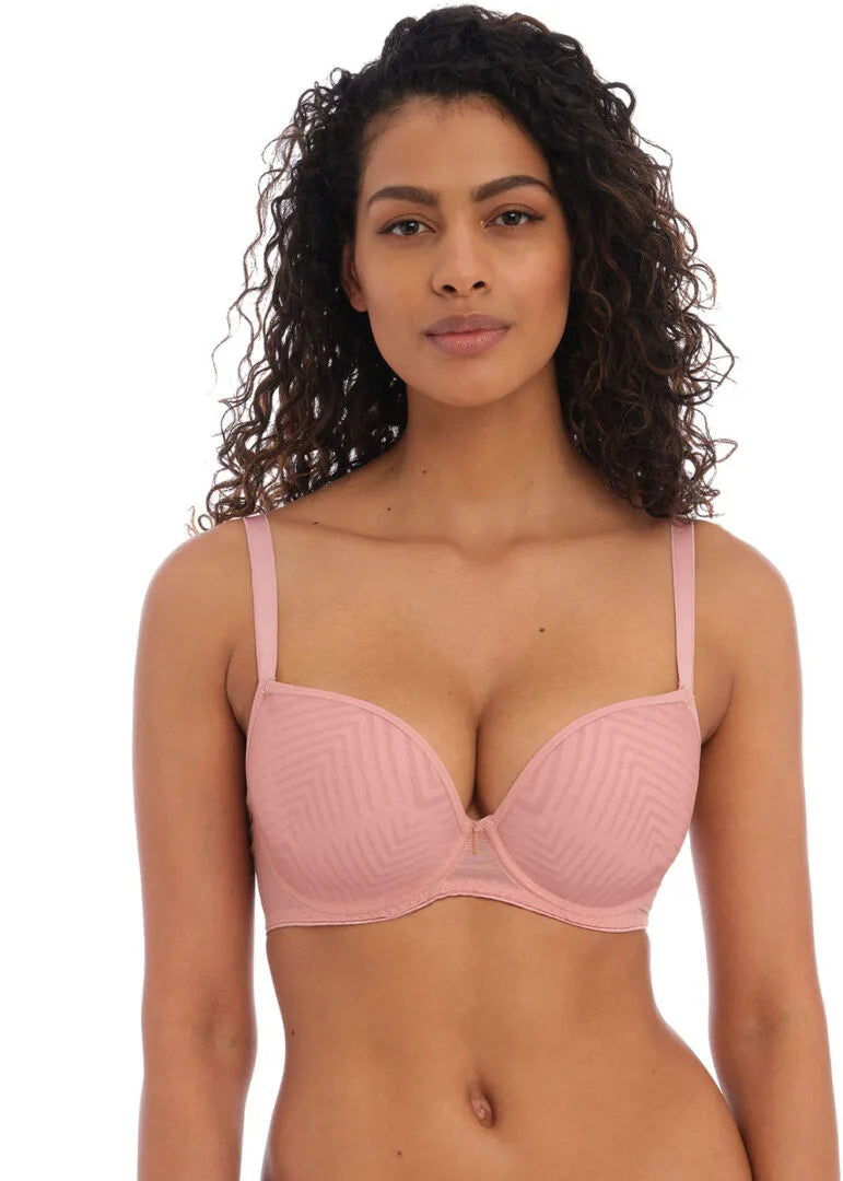 Tailored Molded Plunge T-Shirt Bra from Freya at Belle Lacet Lingerie