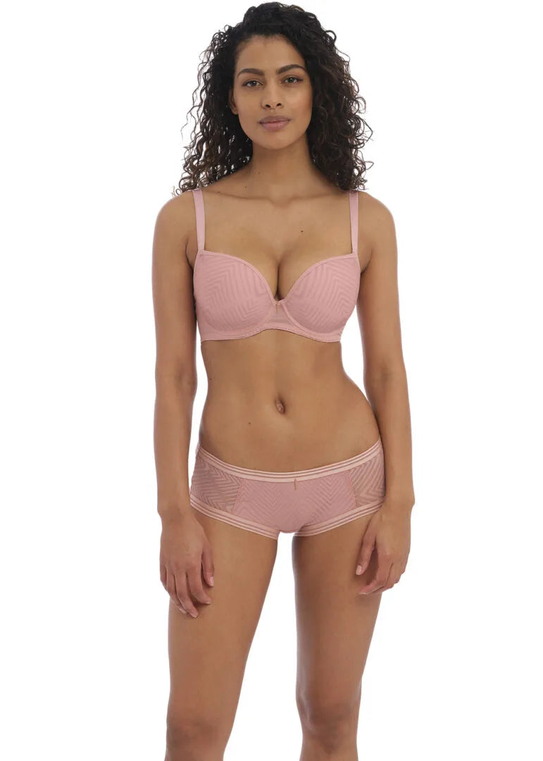 Tailored Molded Plunge T-Shirt Bra from Freya at Belle Lacet Lingerie