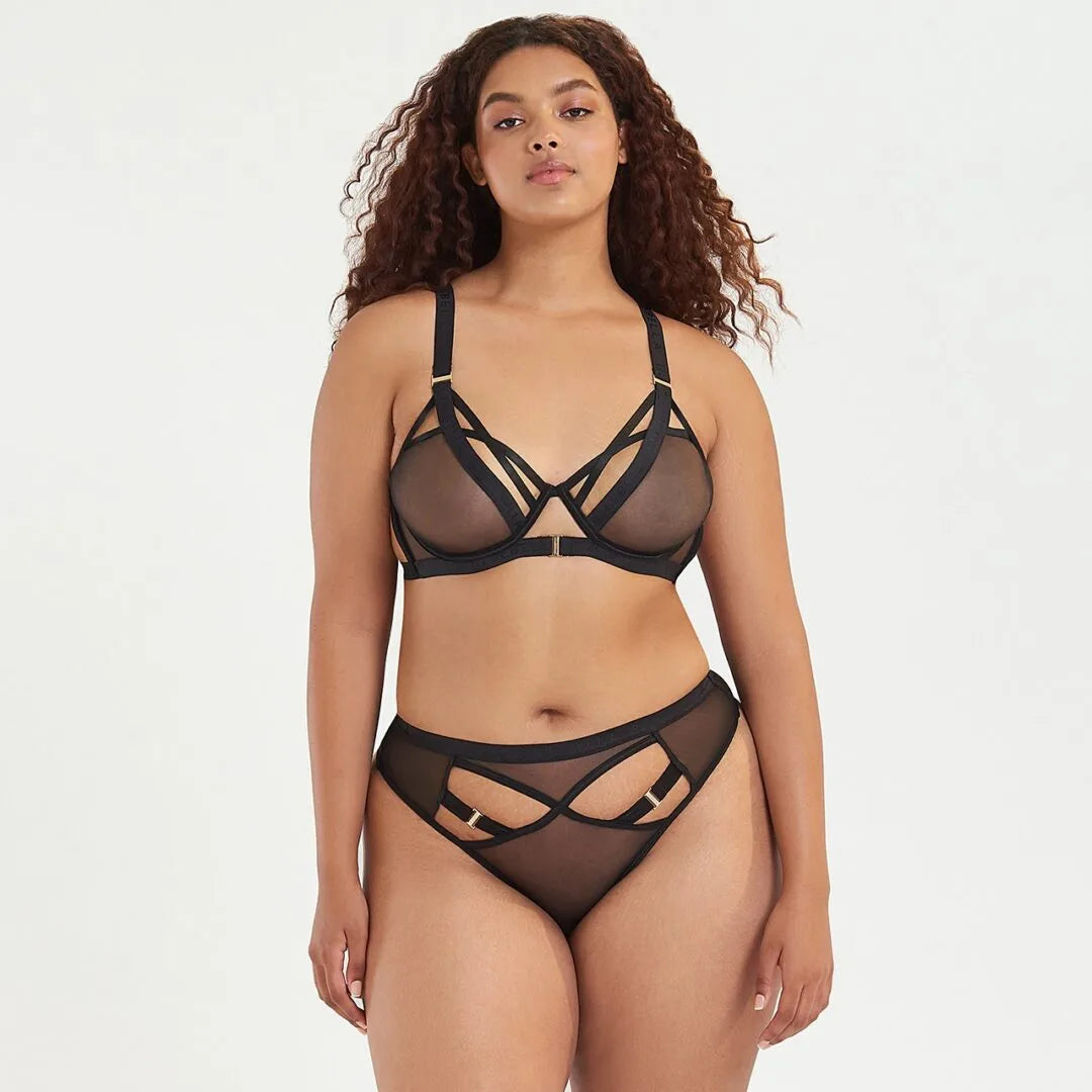 OSLO Sheer Mesh Bra at Belle Lacet Lingerie