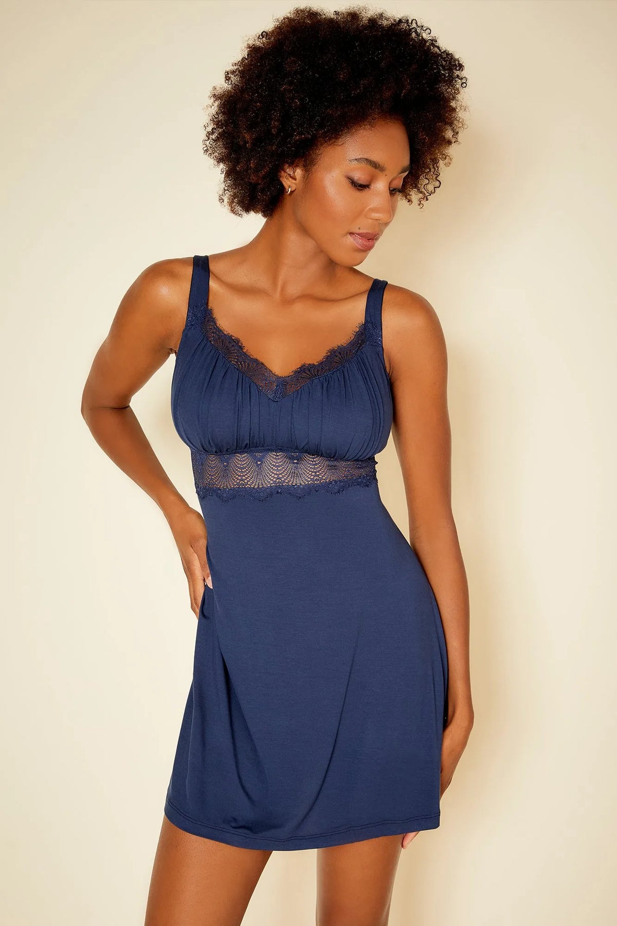 ALLURE SLEEP Curvy Chemise by Cosabella at Belle Lacet Lingerie