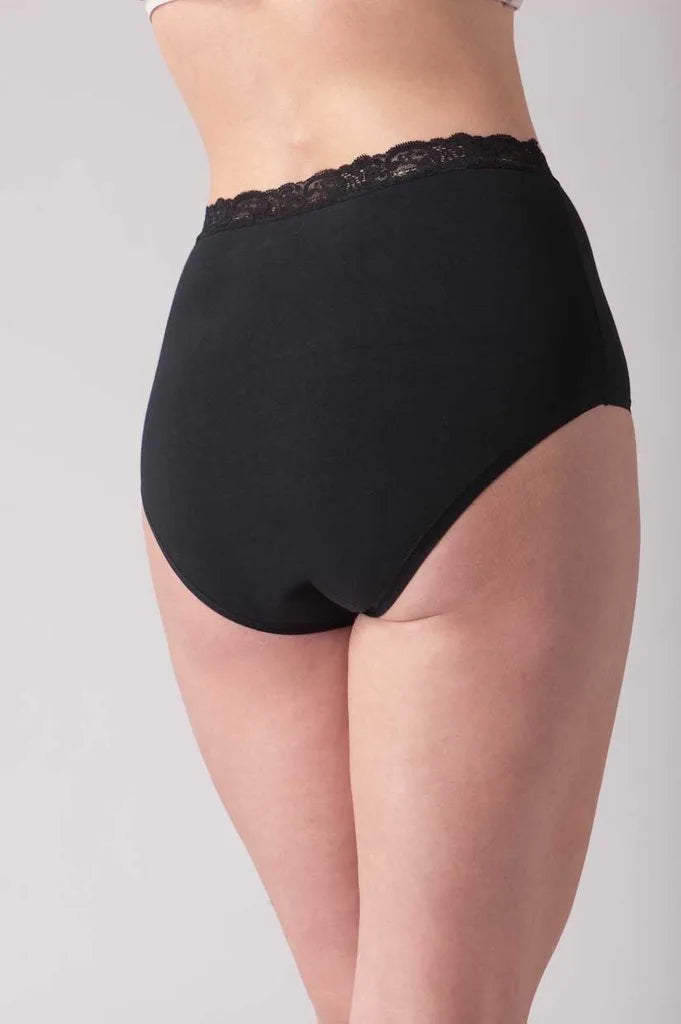 Lace Trim Brief Panty at Belle Lacet Lingerie.