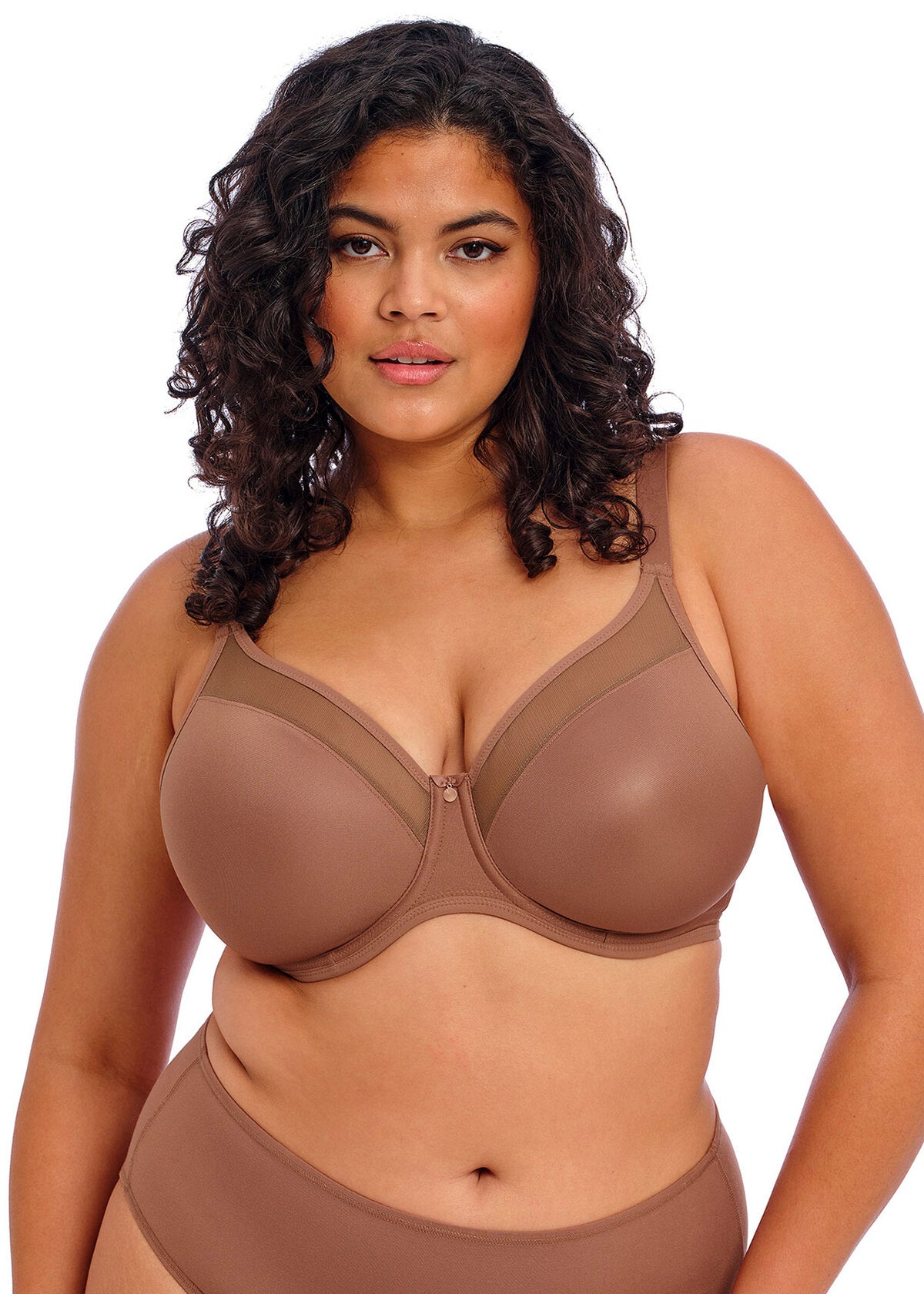 Elomi Smooth Molded Non-Padded Underwire Bra in clove