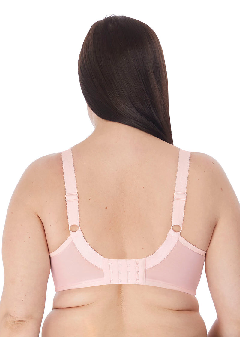 back view of Elomi Molly Underwire Nursing Bra in blush at Belle Lacet lingerie