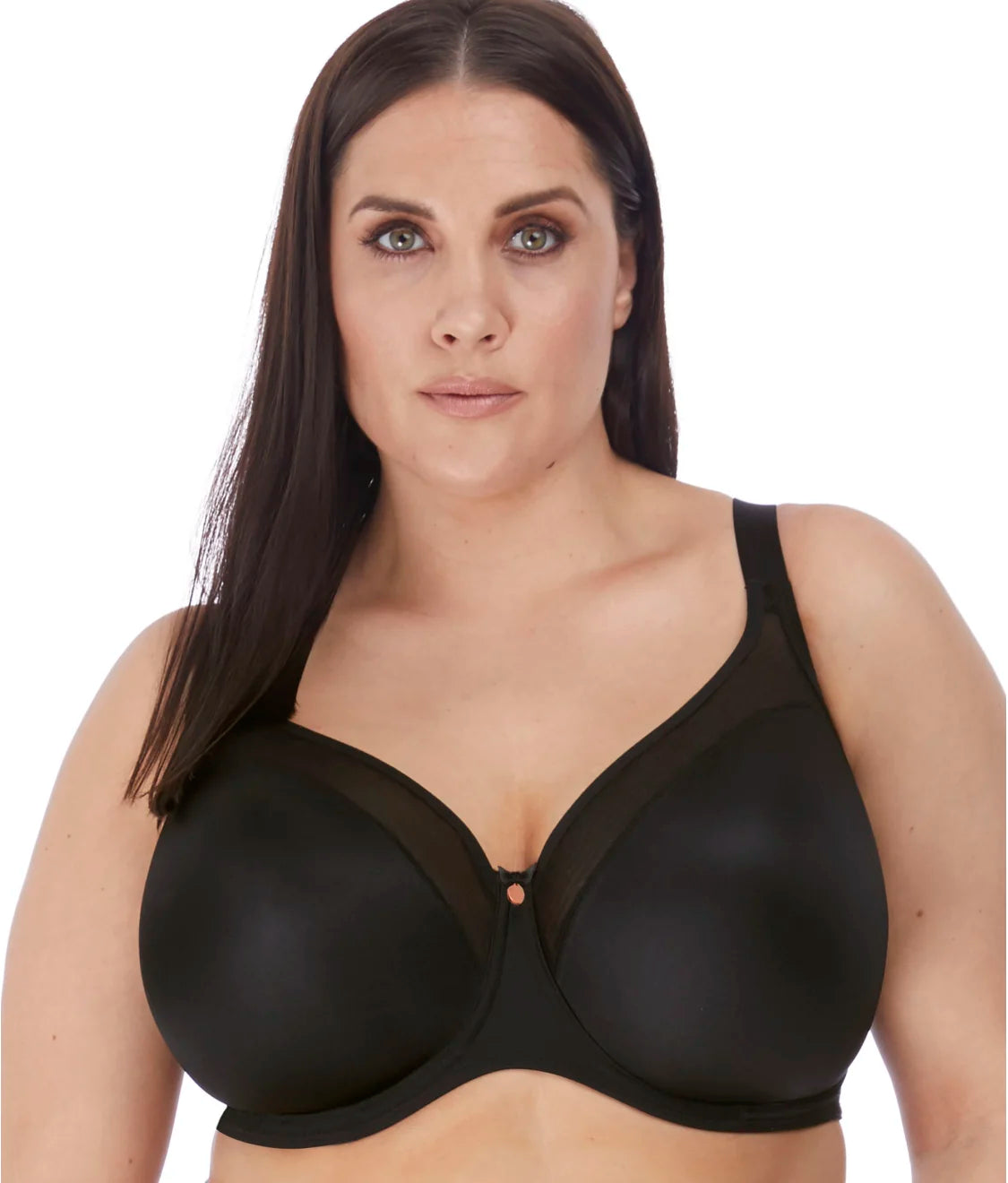Elomi Smooth Molded Non-Padded Underwire Bra in Black