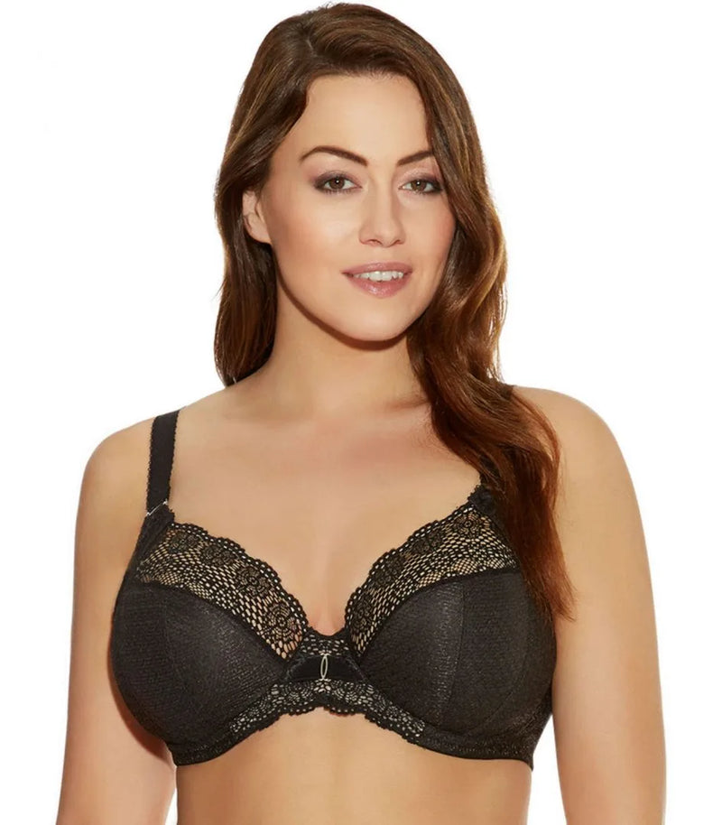 Elomi Carmen Underwire Plunge Bra with Stretch Cup EL4010