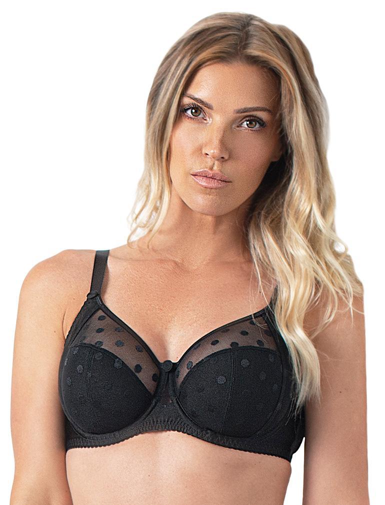 The Carmen Underwire Full Coverage Bra from Fit Fully Yours  in Black at belle Lacet Lingerie