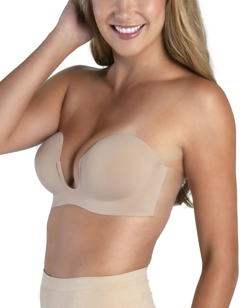 Voluptuous U Plunge Backless Strapless Bra-Belle Lacet Lingerie