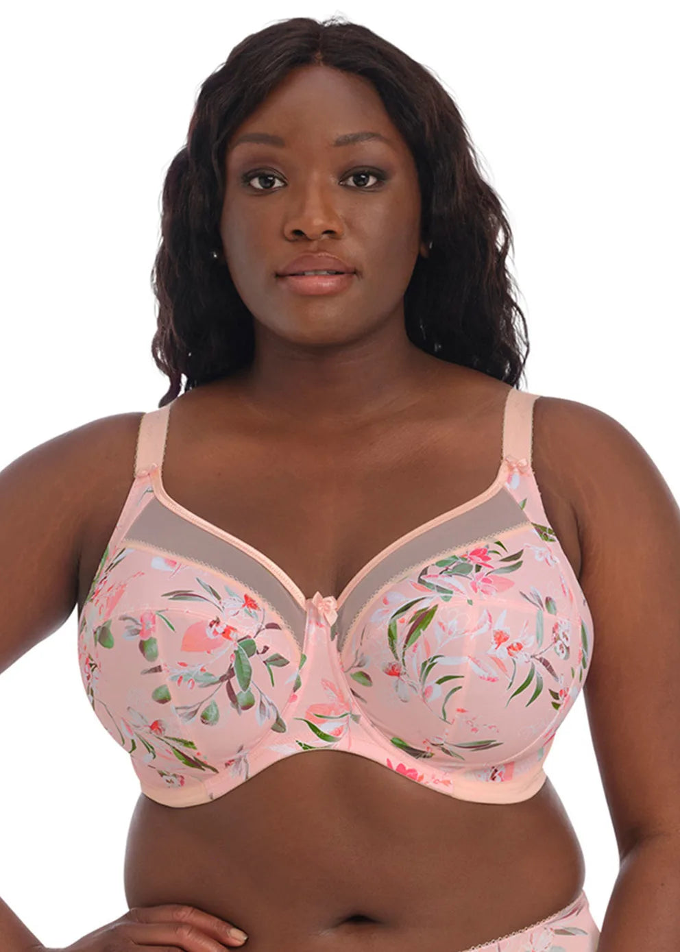 KAYLA Banded Bra by Goddess in Peach Melba at Belle Lacet Lingerie.