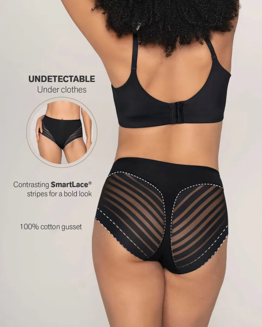 Lace Stripe Undetectable Classic Shaper Panty