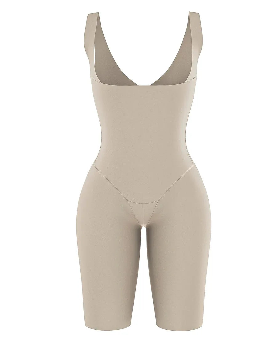 Undetectable step-in mid-thigh body shaper at Belle Lacet Lingerie