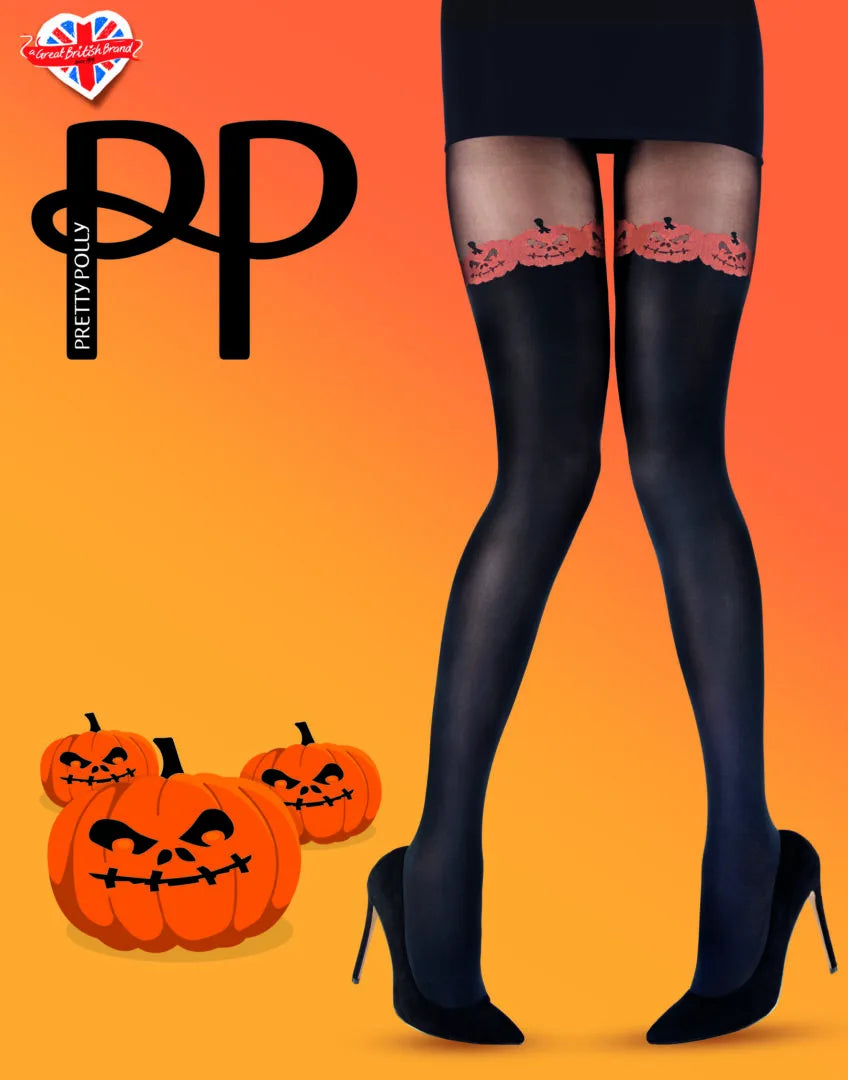 Pumpkin Tights by Pretty Polly at Belle Lacet Lingerie