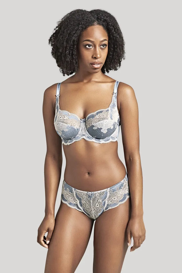 Clara Full Cup Underwire Bra by Panache in Crystal Blue at Belle Lacet Lingerie