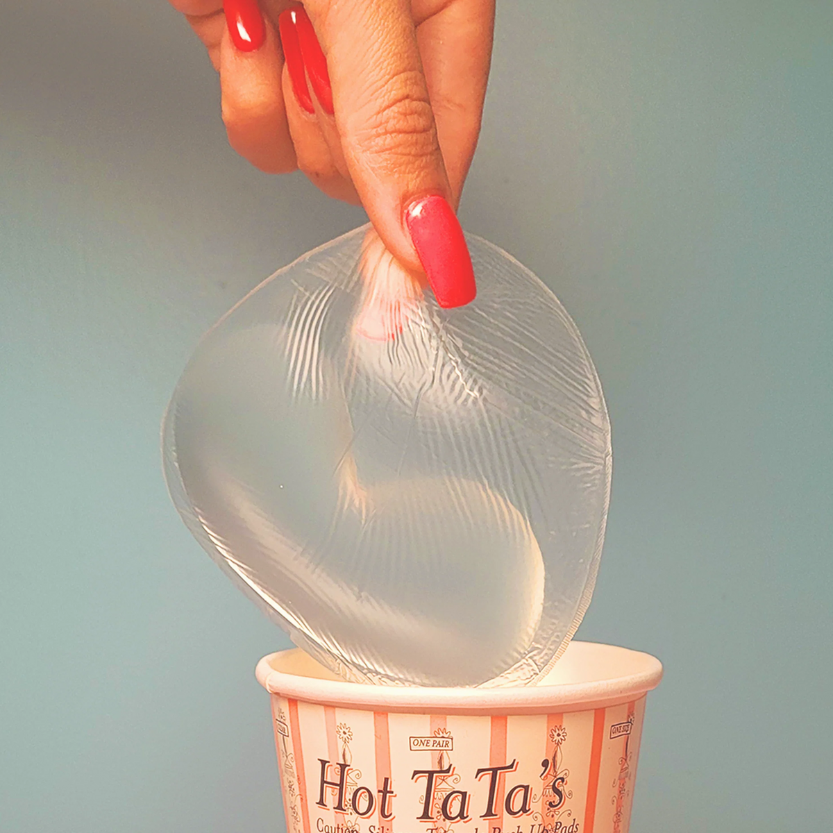 Hot Ta Ta's Silicone Triangle Push-Up Pads for adding natural-looking lift and cleavage.