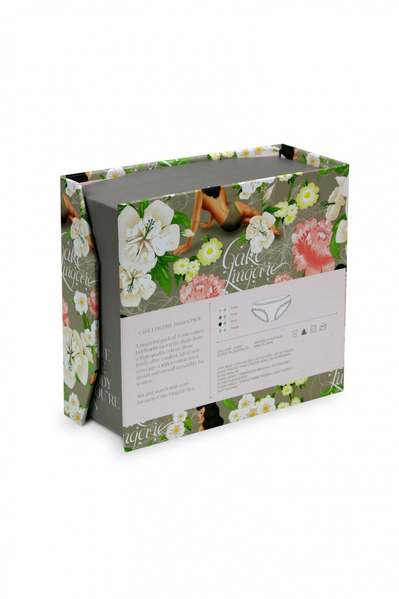 Cake Cotton Knicker Pack-Belle Lacet Lingerie