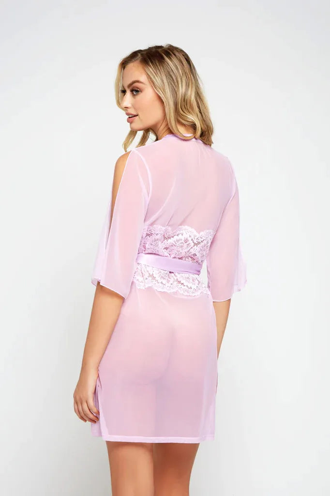 iCollection Morning Glory Robe at Belle Lacet Lingerie