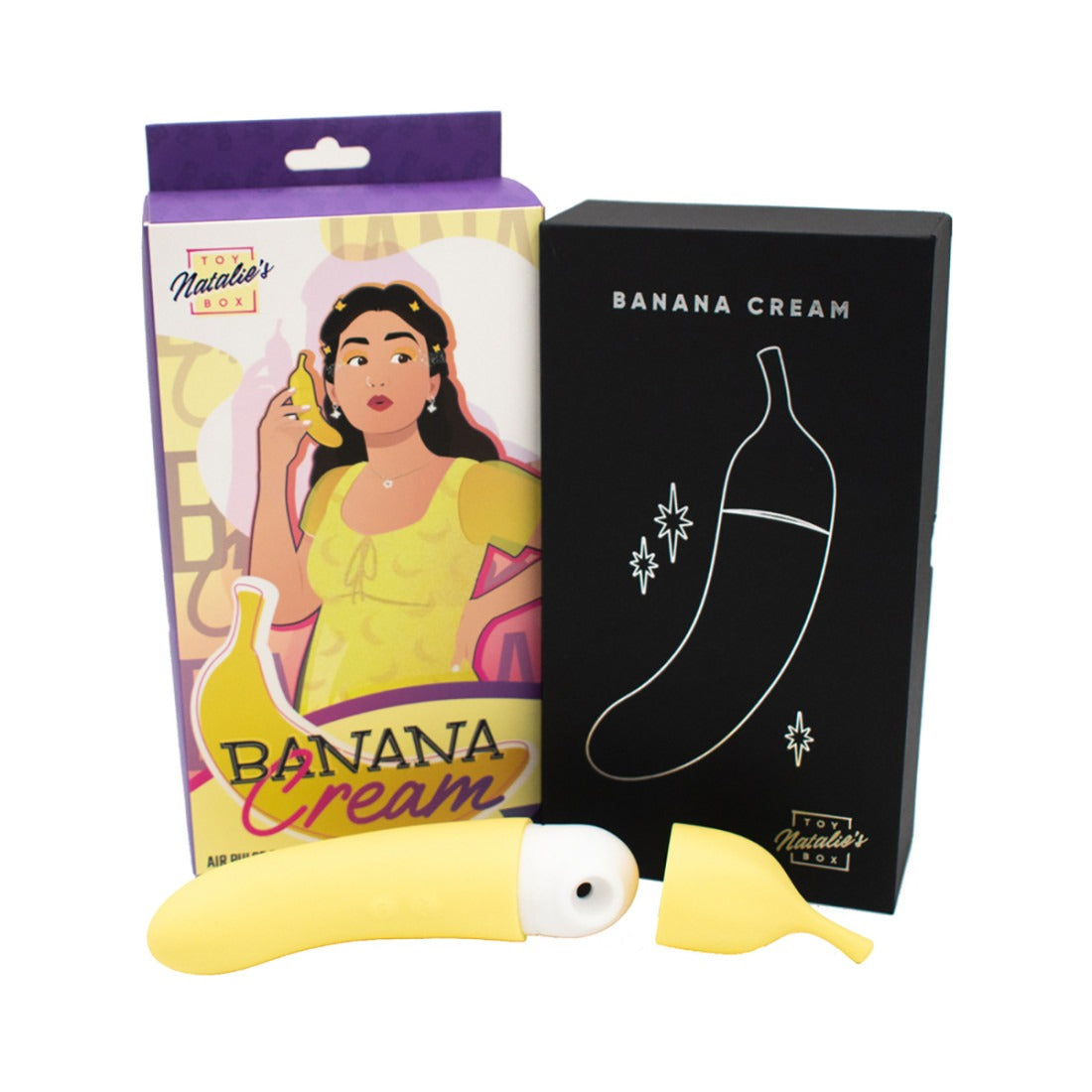 Like a Kitten Banana Cream Air Pulse & G-Spot Vibe-Belle Lacet Lingerie