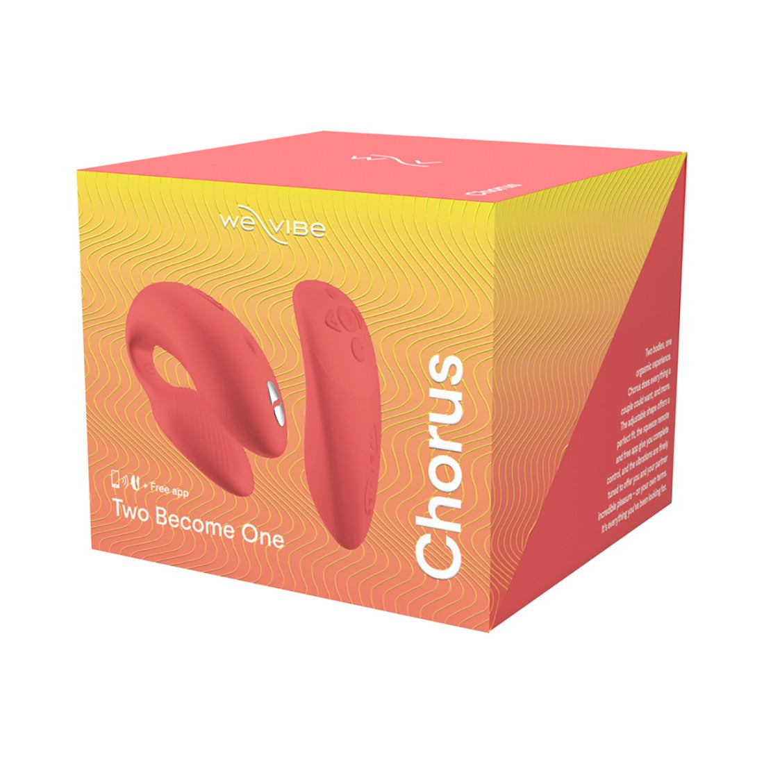 We-Vibe Chorus Couples Vibrator Crave Coral-Belle Lacet Lingerie