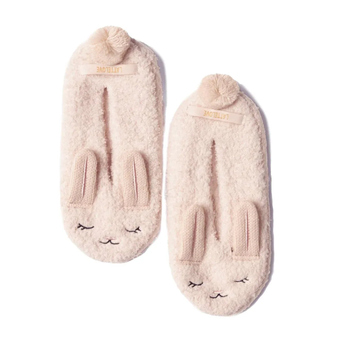 Bunny Slipper Socks by Latte Love at Belle Lacet Lingerie