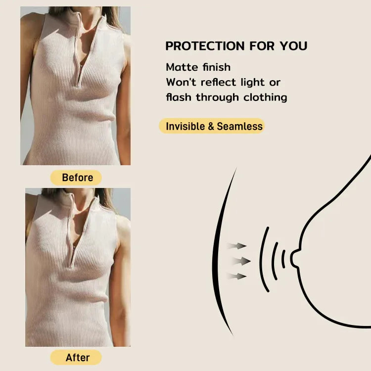 Niidor Silicon Nipple Cover Before/After Demo at Belle Lacet Lingerie