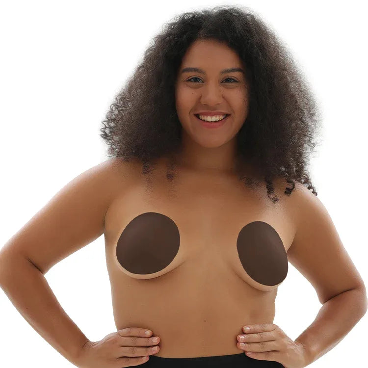 Niidor Silicon Nipple Cover in Espresso at Belle Lacet Lingerie