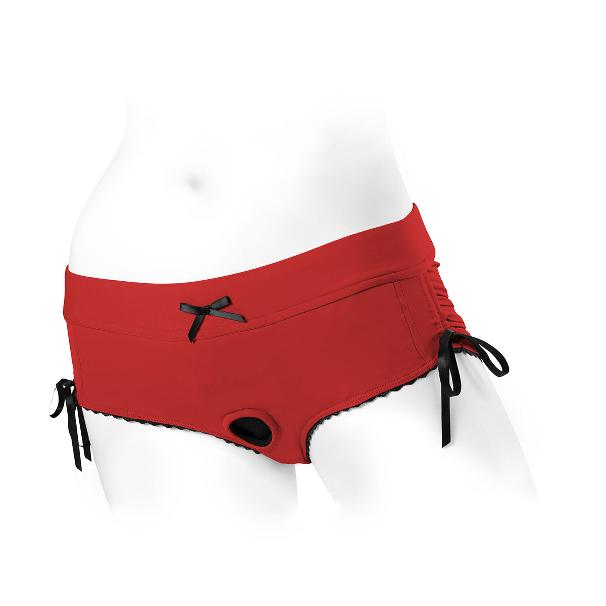 Spareparts Sasha Harness Nylon - Red/Black-Belle Lacet Lingerie