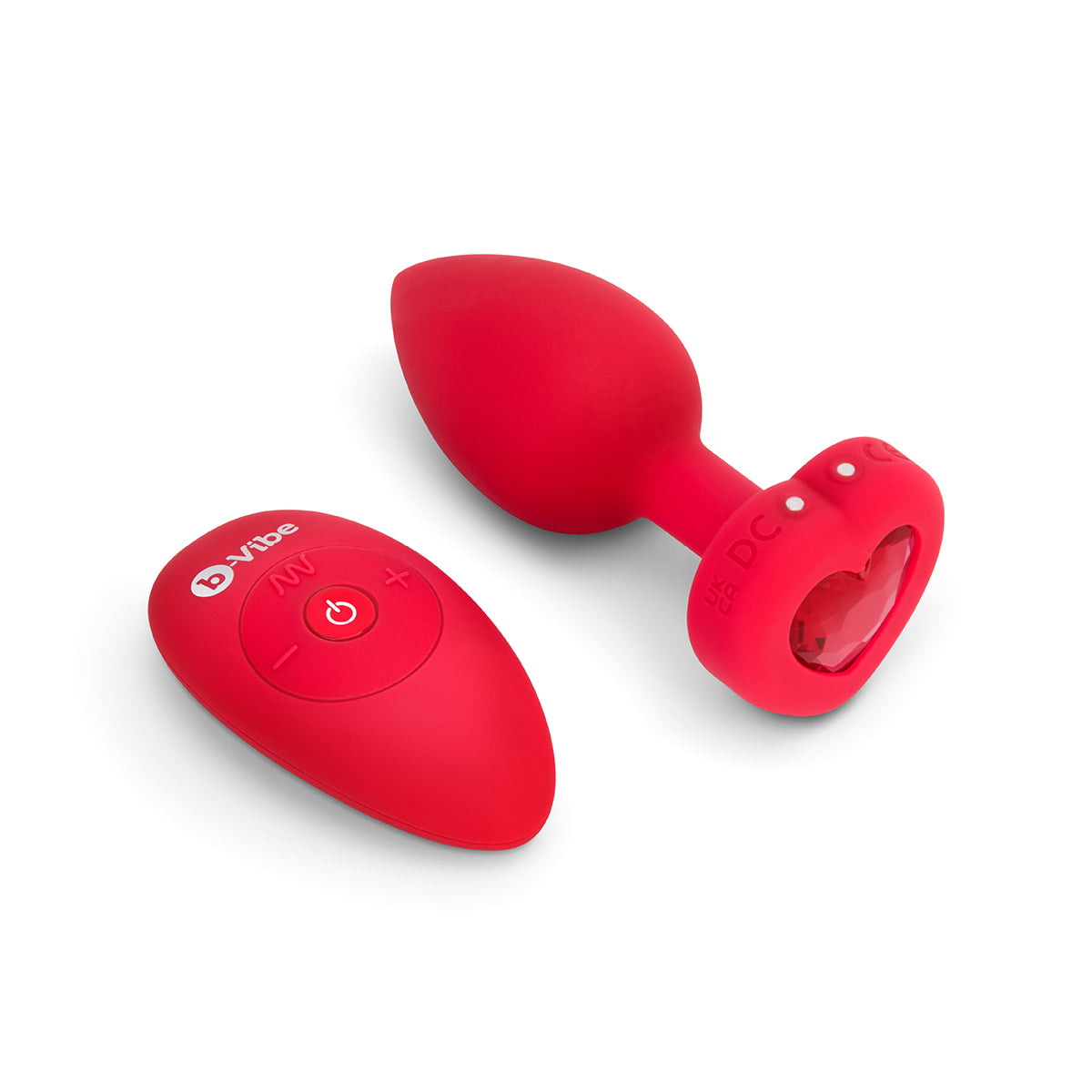 B-Vibe Vibrating Heart Plug Medium/Large - Scarlet Ruby-Belle Lacet Lingerie B-Vibe Vibrating Heart Plug Medium/Large - Scarlet Ruby-Belle Lacet Lingerie