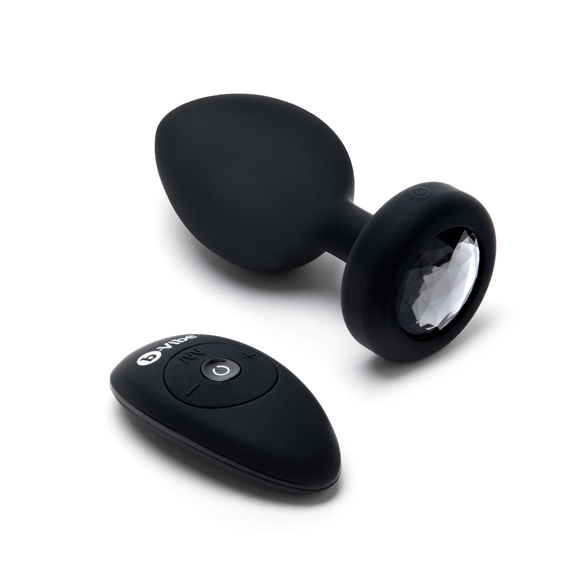 B-Vibe Vibrating Jewel Plug 2XL - Black-Belle Lacet Lingerie B-Vibe Vibrating Jewel Plug 2XL - Black-Belle Lacet Lingerie